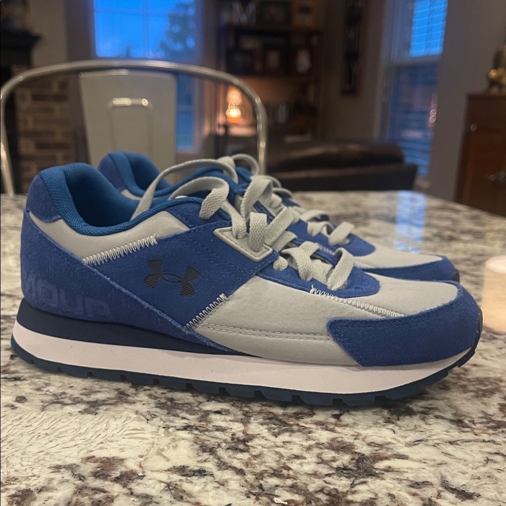 Under Armour Blue and Gray Athletic Shoes
